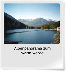 Alpenpanorama zum  warm werde